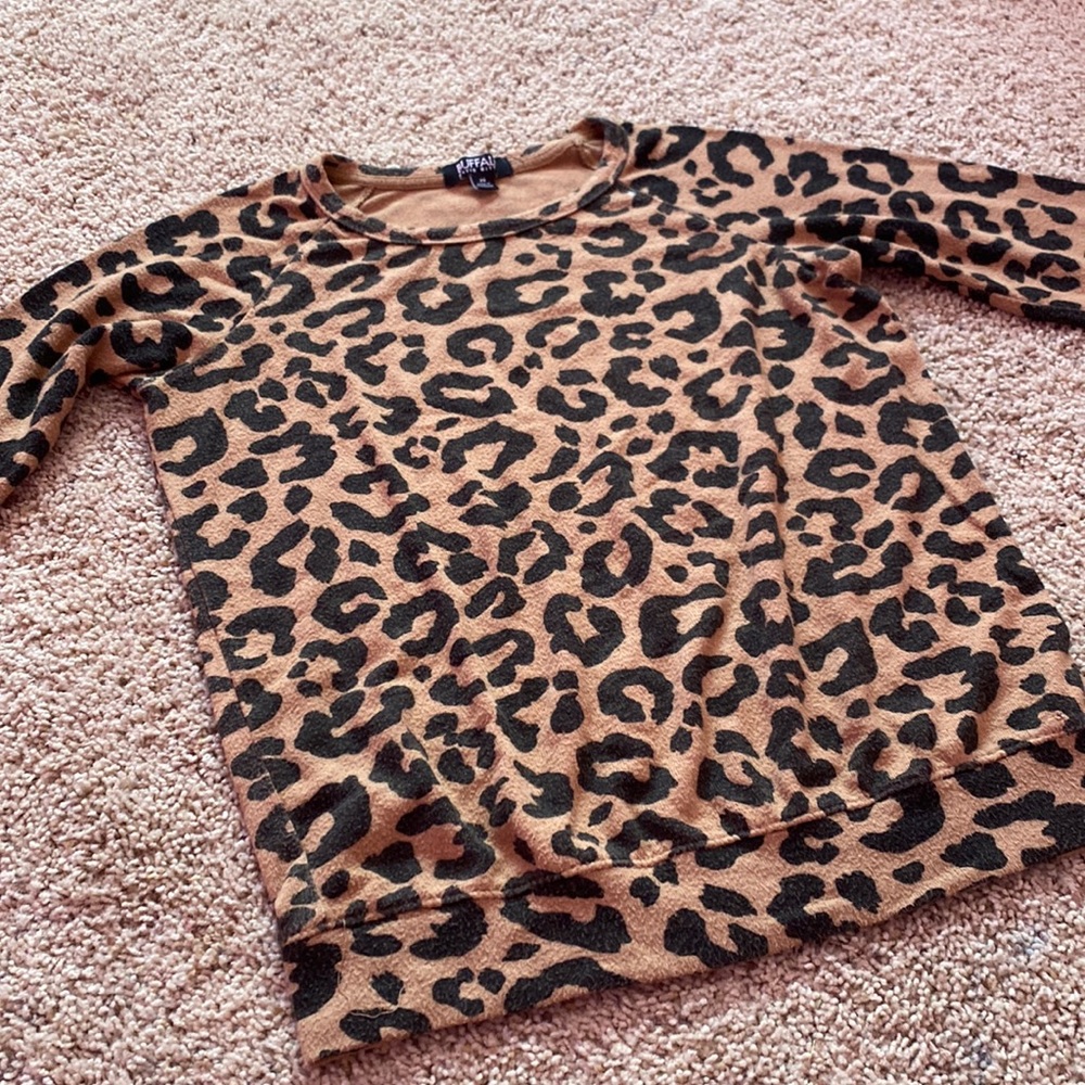 Buffalo David Bitton Cheetah Print Sweater